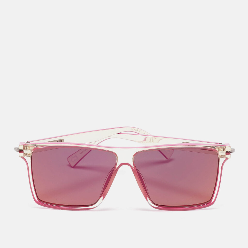 luxury-men-marc-jacobs-used-accessories-p1070775-003 Marc Jacobs Pink Mirrored Marc 222/S Square Sunglasses
