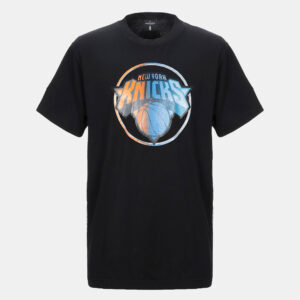 Marcelo Burlon x NBA Black NY Knicks Print Cotton and Mesh Trim T-Shirt S