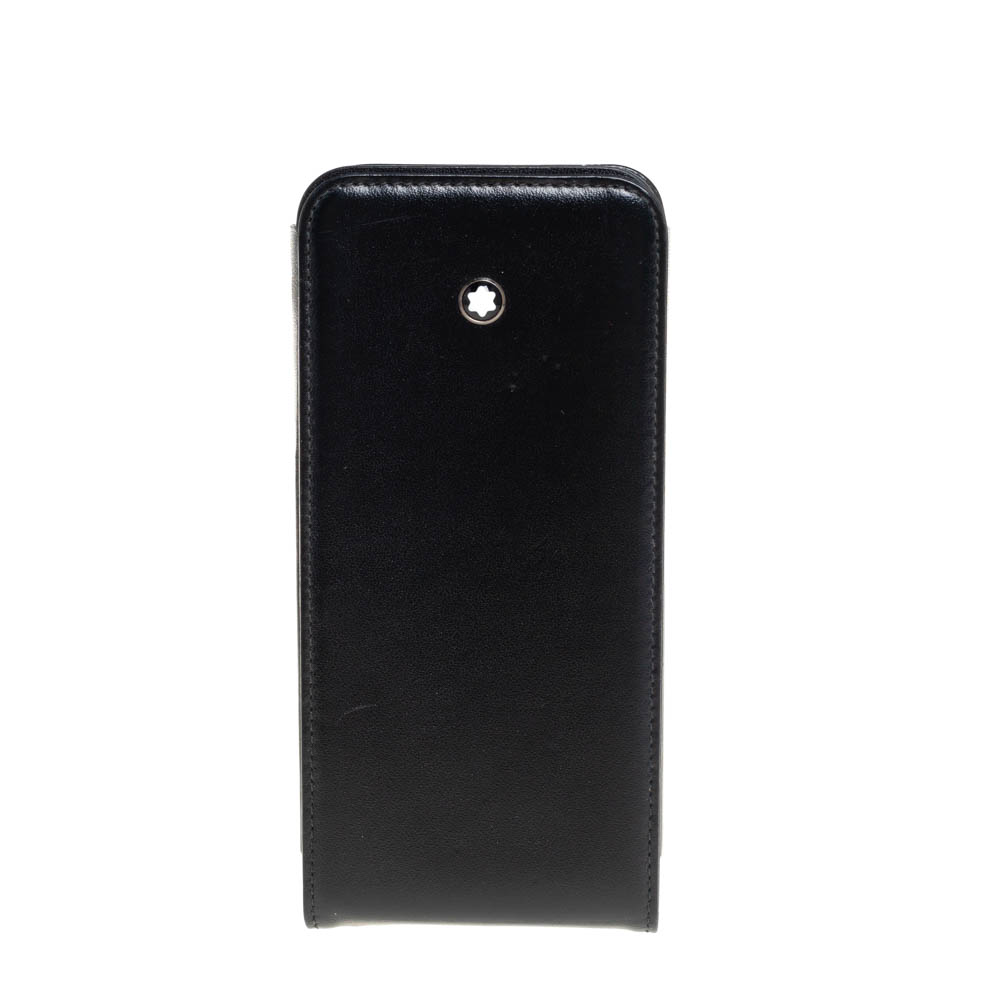 luxury-men-montblanc-used-accessories-p430535-004 Montblanc Black Leather iPhone 5s Cover