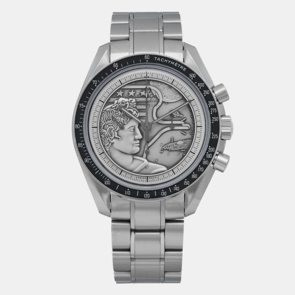 luxury-men-omega-used-watches-p1099275-006.jpg Omega Silver Stainless Steel Speedmaster Apollo XVII 311.30.42.30.99.002 Manual Winding Men's Wristwatch 42 mm