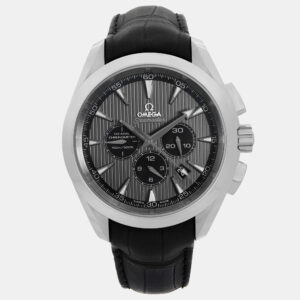 Omega Grey Stainless Steel Seamaster Aqua Terra 231.13.44.50.06.001 Automatic Men's Wristwatch 44 mm