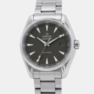 Omega Black Stainless Steel Seamaster Aqua Terra 231.10.39.60.06.001 Automatic Men's Wristwatch 38.5mm