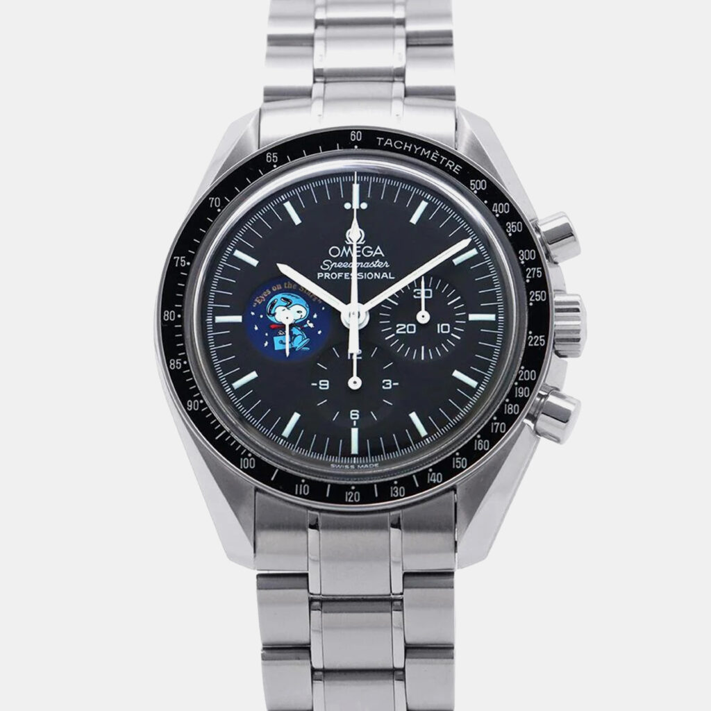 luxury-men-omega-used-watches-p1164661-011 Omega Black Stainless Steel Speedmaster Professional 3578.51.00 Manual Winding Men's Wristwatch 42mm
