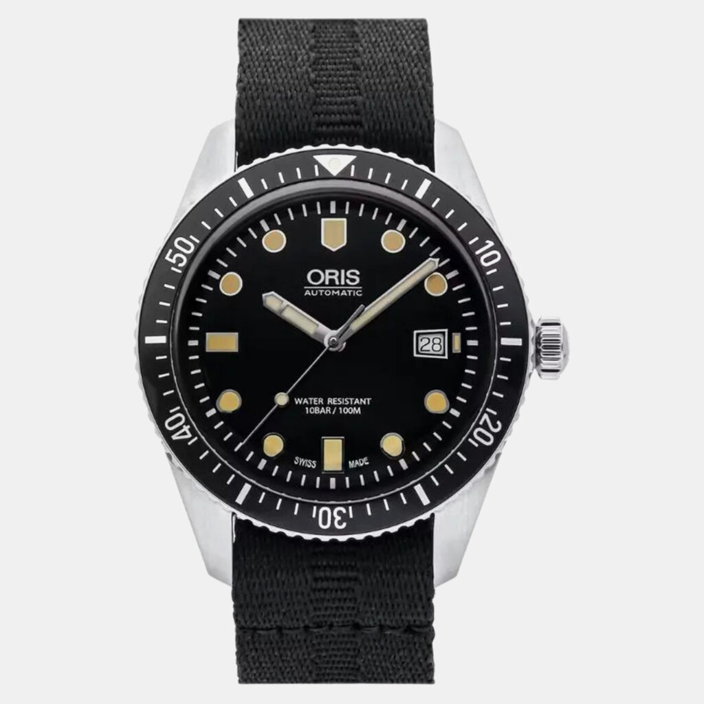 luxury-men-oris-used-watches-p1152943-003 Oris Black Stainless Steel Divers Sixty-Five 01 733 7720 4054-07 5 21 26FC Automatic Men's Wristwatch 42 mm