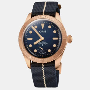 Oris  Blue Bronze Divers Carl Brashear 01 401 7764 3185 Automatic Men's Wristwatch 40 mm