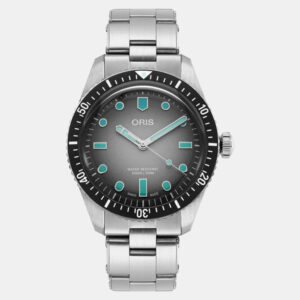 Oris Grey Stainless Steel Divers Sixty-Five 01 733 7707 4053-07 8 20 18 Automatic Men's Wristwatch 40 mm