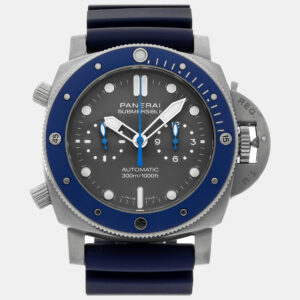Panerai Grey Titanium Submersible PAM00982 Automatic Men's Wristwatch 47 mm