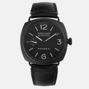Panerai Black Ceramic Radiomir Black Seal PAM00292  Manual Winding Men's Wristwatch 45mm