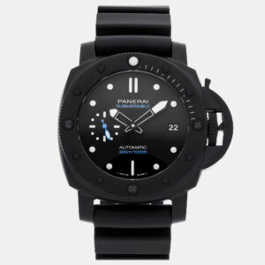 Panerai Submersible PAM1231 Automatic Carbotech Black Dial Men's Wristwatch 42mm