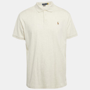 Polo Ralph Lauren Off-White Cotton Polo T-Shirt XL