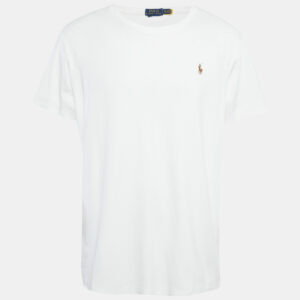 Polo Ralph Lauren White Cotton Crew Neck T-Shirt XXL