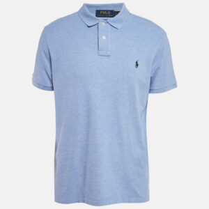 Polo Ralph Lauren Blue Cotton Pique Slim Fit Polo T-Shirt XL