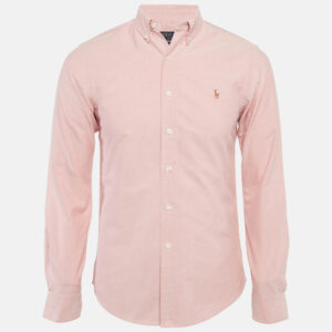 Polo Ralph Lauren Pink Cotton Slim Fit Shirt S