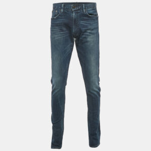 Polo Ralph Lauren Blue Distressed Denim Jeans L Waist 34"