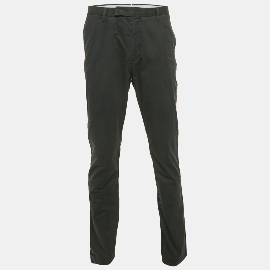 Polo Ralph Lauren Black Gabardine Trousers XL