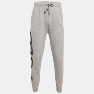 Polo Ralph Lauren Grey Logo Print Cotton Blend Knit Joggers S