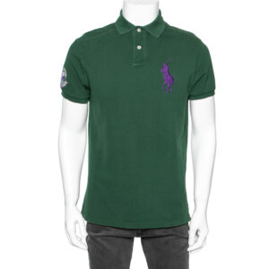 Polo Ralph Lauren Green Cotton Polo T-shirt M