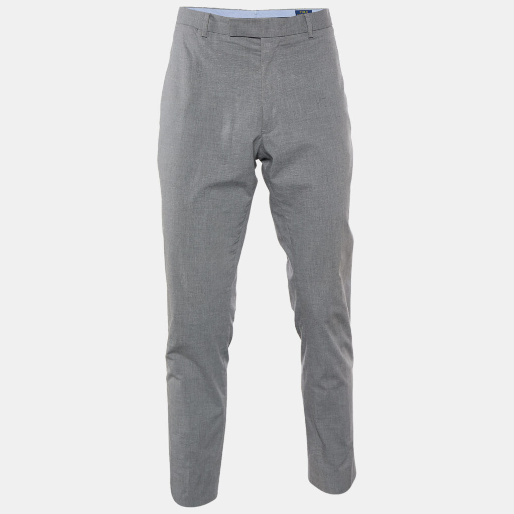 luxury-men-polo-ralph-lauren-used-clothes-p770462-005 Polo Ralph Lauren Grey Cotton Slim Fit Pants XL