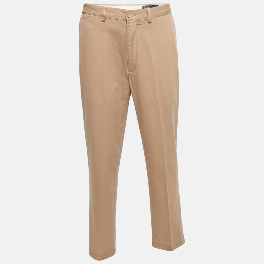 luxury-men-polo-ralph-lauren-used-clothes-p810816-001 Polo Ralph Lauren Beige Cotton Chino Trousers L