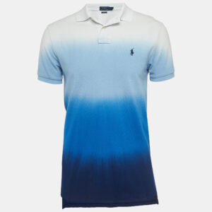 Polo Ralph Lauren Blue Cotton Knit Polo T-Shirt M