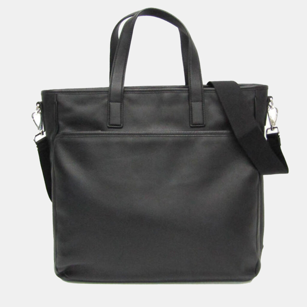 luxury-men-prada-used-bags-p1132225-007 Prada Leather Shoulder Bag Black