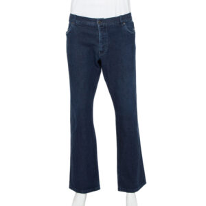 Prada Navy Blue Denim Straight Leg Jeans 3XL