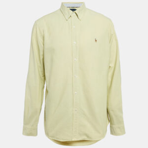Ralph Lauren Light Green Cotton Slim Fit Shirt XL
