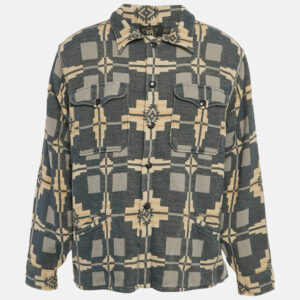 Ralph Lauren Blue Printed Cotton Long Sleeve Shirt XL