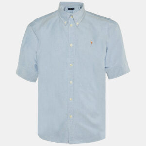 Ralph Lauren Light Blue Denim Button Front Shirt XL