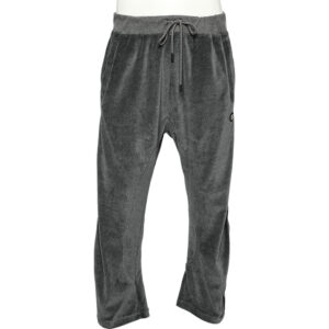 Roberto Cavalli Gym Grey Velvet Track Pants 3XL