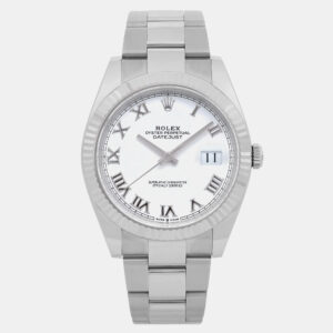 Rolex Gold 18K Gold Stainless Steel Datejust 126233 Automatic Women's Wristwatch 36mm