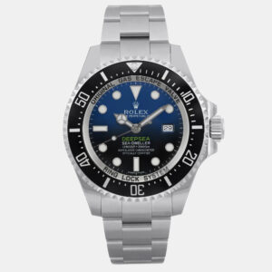 Rolex Black/Blue Stainless Steel Sea-Dweller Deepsea 116660 Automatic Men's Wristwatch 44mm
