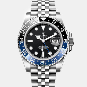 Rolex Black Stainless Steel GMT Master II Automatic Men's Wristwatch 40 mm