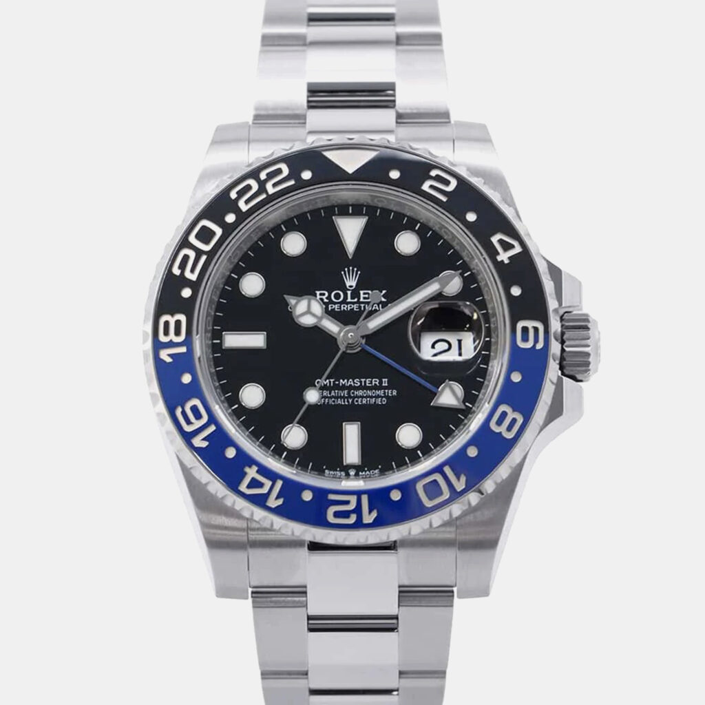 luxury-men-rolex-used-watches-p1111107-003 Rolex Black Ceramic GMT-Master II 126710BLN` Automatic Men's Wristwatch 40 mm