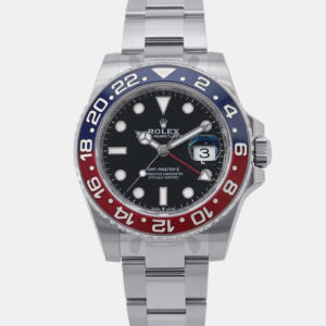Rolex Black Stainless Steel GMT-Master II 126710BLRO Automatic Men's Wristwatch 40 mm