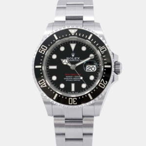 Rolex Black Stainless Steel Sea-Dweller 126600 Automatic Men's Wristwatch 43 mm