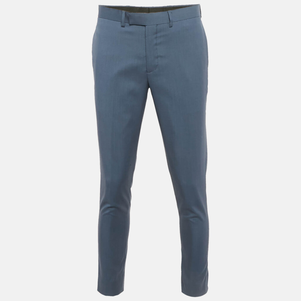 luxury-men-sandro-used-clothes-p1145368-008 Sandro Blue Wool Tailored Trousers M