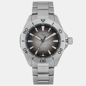 Tag Heuer Black Stainless Steel Aquaracer WBP2110.BA0627 Automatic Men's Wristwatch 40 mm