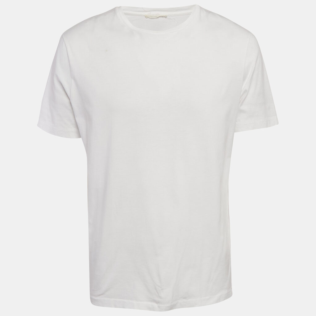luxury-men-the-row-used-clothes-p1149249-007 The Row White Jersey Crewneck T-Shirt XL
