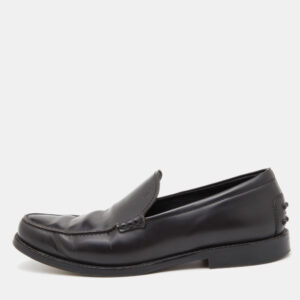 Tod's Dark Brown Leather Slip On Loafers Size 41