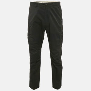 Tom Ford White Cotton Gabardine Cargo Pants XL