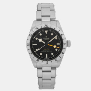 Tudor Black Stainless Steel Black Bay M79470-0001 Automatic Men's Wristwatch 39 mm