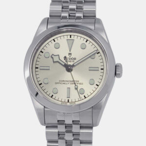 Tudor Silver Stainless Steel Black bay M79640-0003 Automatic Men's Wristwatch 36mm