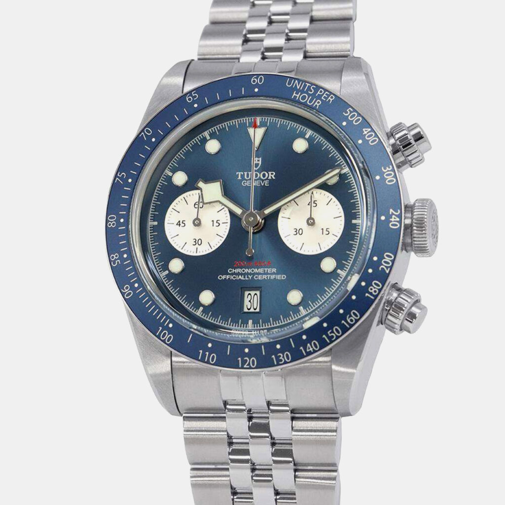 luxury-men-tudorslug-used-watches-p1148206-012.jpeg Tudor Blue Stainless Steel Black Bay M79360B-0002 Automatic Men's Wristwatch 41 mm
