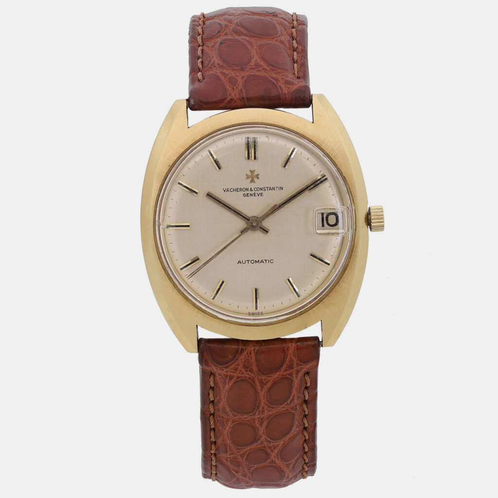 luxury-men-vacheron-constantin-used-watches-p1099291-005 Vintage Vacheron Constantin 7397 18K Gold Champagne Dial Automatic Men's Wristwatch 35 mm