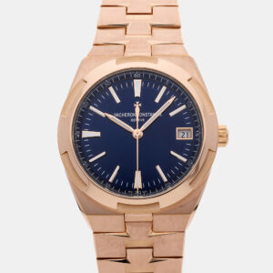 Vacheron Constantin Overseas 4500V/110R-B705 Automatic Rose Gold Blue Dial Men's Wristwatch 41mm