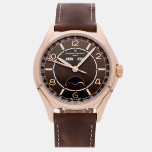 Vacheron Constantin Fiftysix Complete Calendar 4000E/000R-B065 Automatic Rose Gold Silver Dial Men's Wristwatch 40mm
