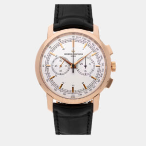 Vacheron Constantin Silver 18k Rose Gold Patrimony 47192/000R-9352 Manual Winding Men's Wristwatch 42 mm