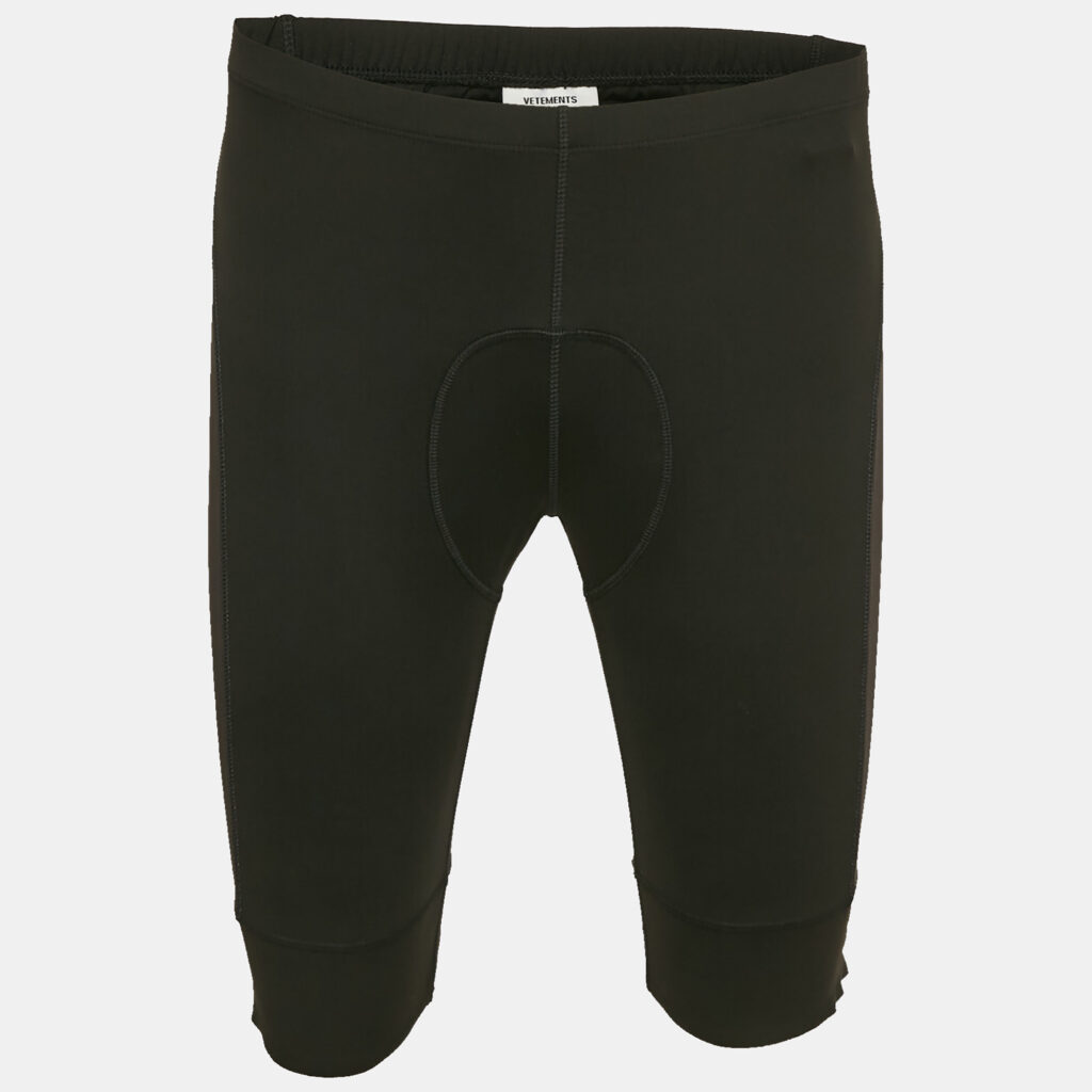 luxury-men-vetements-used-clothes-p1142303-004 Vetements Black Printed Jersey Sports Shorts L
