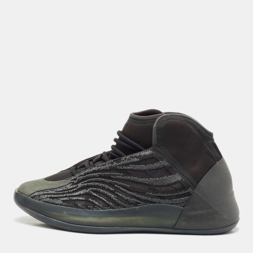 luxury-men-yeezy-x-adidas-new-shoes-p1158559-004 Yeezy x Adidas Black Mesh and Neoprene QNTM Onyx Sneakers Size 43 1/3